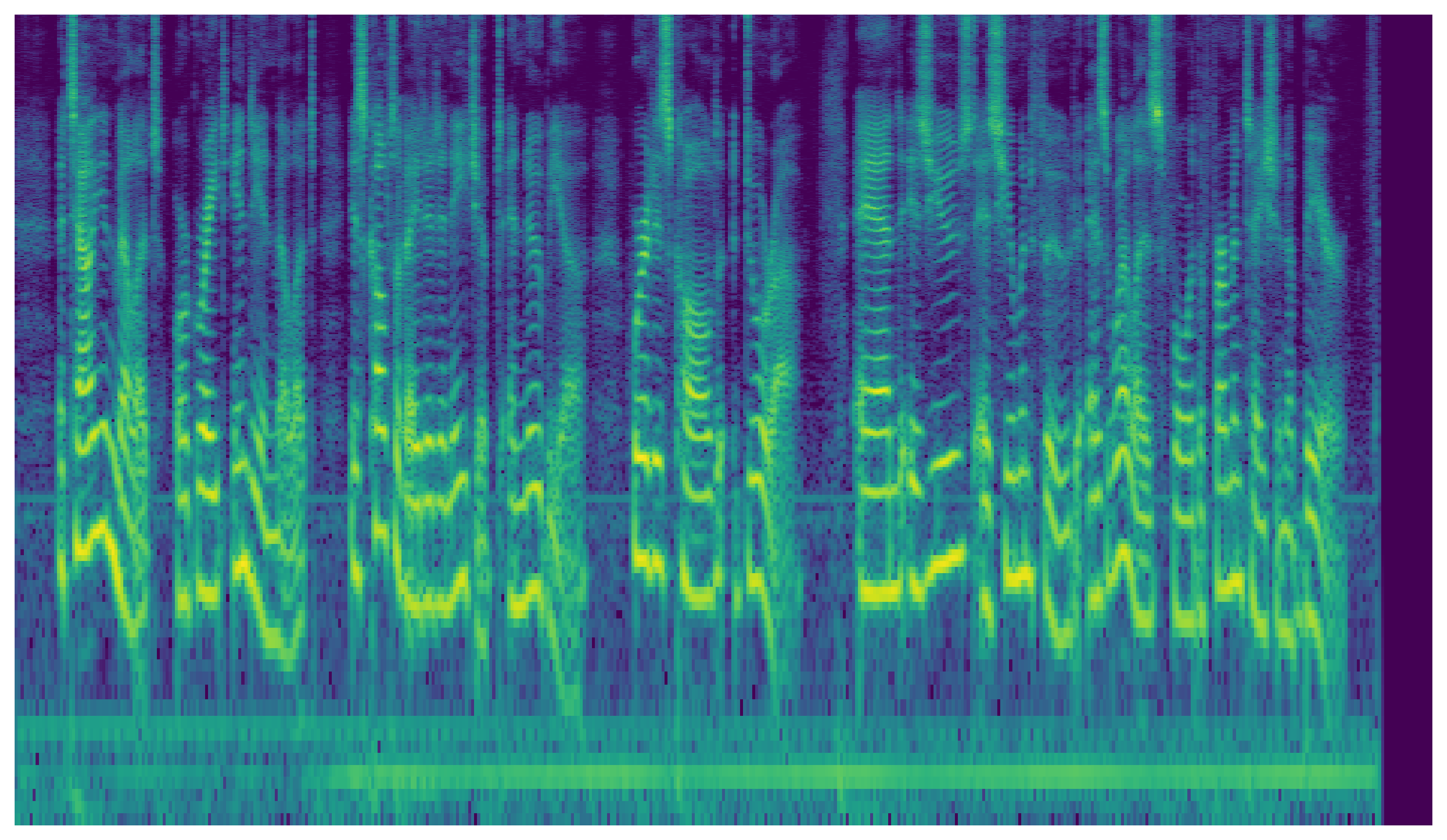Clean spectrogram